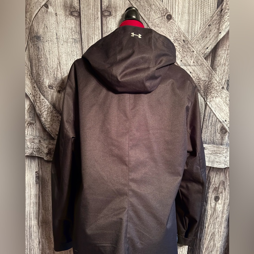 Under Armour Sienna Cold Gear Infared Black Jacket NWOT Women’s Large SpringFall - Picture 3 of 10